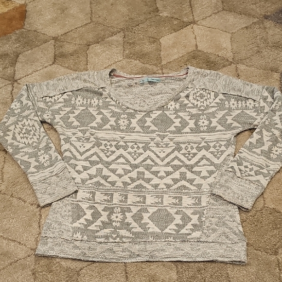 Maurices Geometric Knit Sweater - Picture 1 of 3